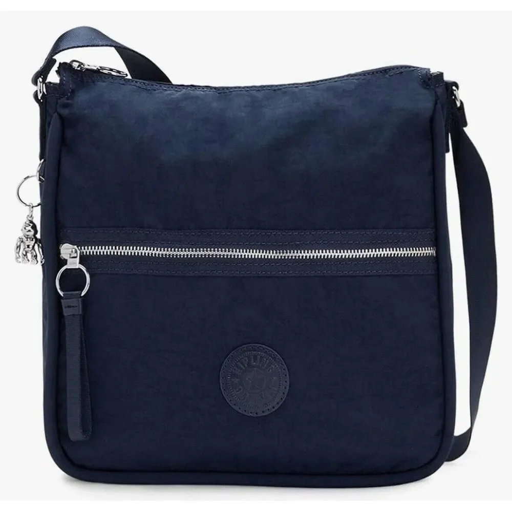 Kipling Oswin Messenger Crossbody Shoulder Bag Blue Bleu 2 M6 11.5